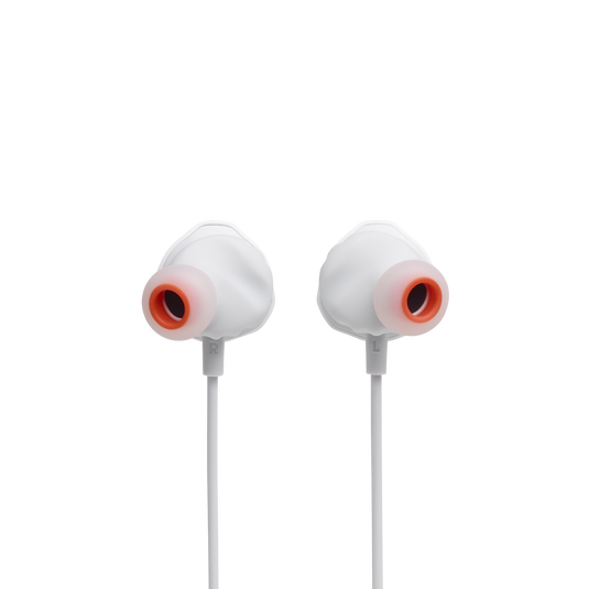 JBL Quantum 50 - White - Wired in-ear gaming headset with volume slider and mic mute - Detailshot 4 image number null